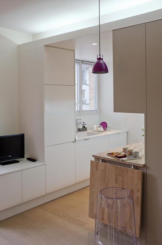 Appartement Paris - Rangements et Cuisine