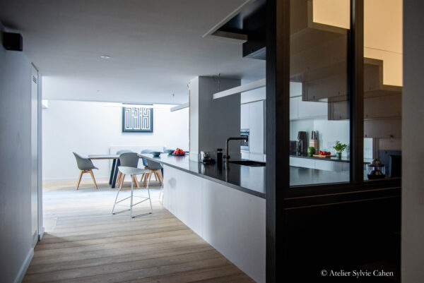 Loft Lyon – Cuisine, Plan de Travail et Carrelage