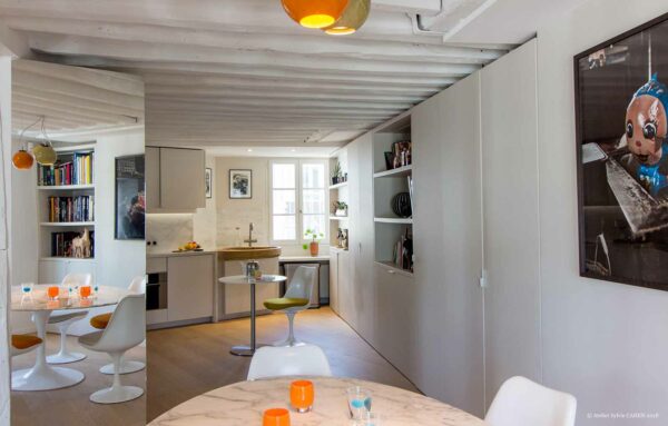 Appartement en structure bois – Salle à Manger et Cuisine Ouverte