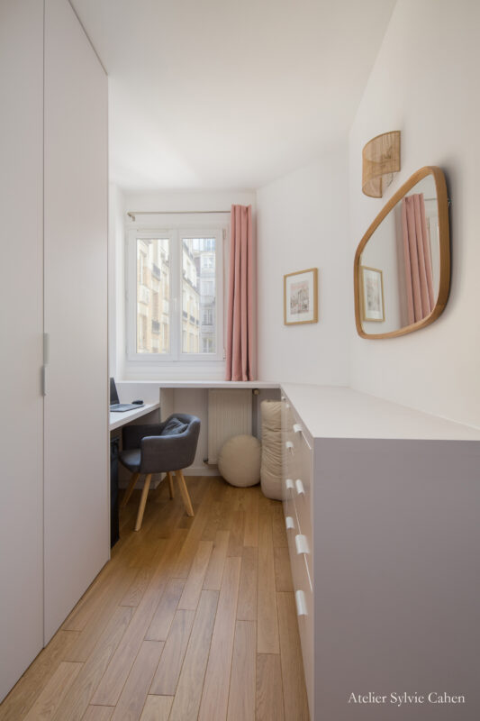 Appartement contemporain - Bureau - Projet Catullles Mendes