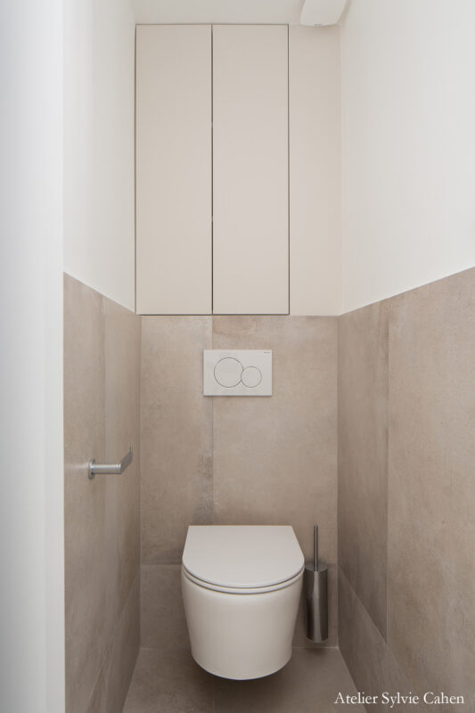 WC - Projet Cour des 3 Frères - Paris - aménagement intérieur contemporain