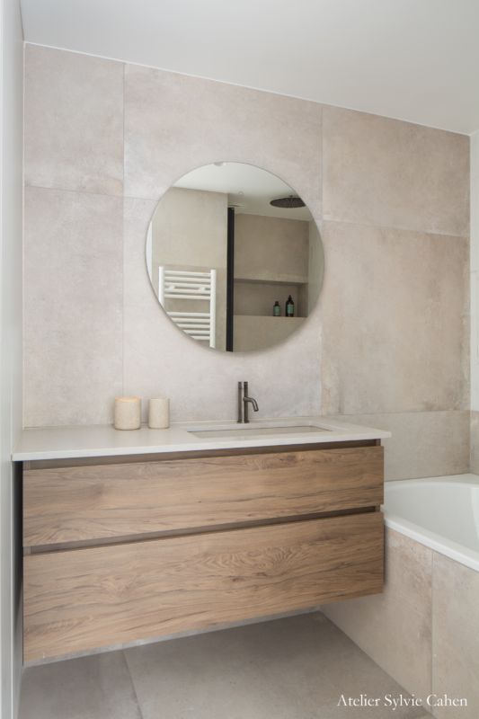 Salle de bain - Projet Cour des 3 Frères - Paris - aménagement intérieur contemporain