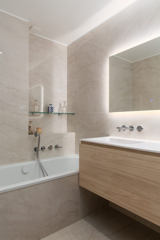Salle de bain - Projet Rue garancière - Paris - aménagement intérieur contemporain
