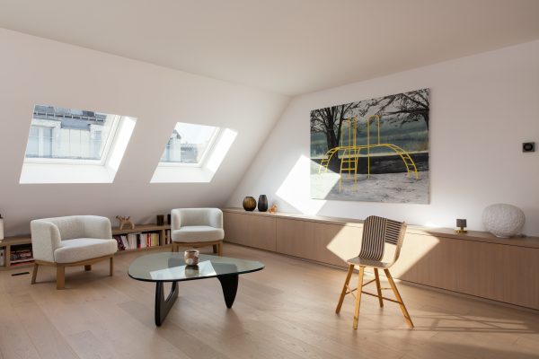 Salon - Projet Jardin du Luxembourg - Paris - Réaménager un appartement familial