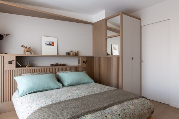 Chambre - Projet Jardin du Luxembourg - Paris - Réaménager un appartement familial