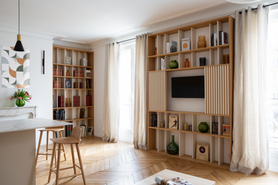 Charme classique et moderne d'un immeuble haussmannien - projet Avenue Bosquet